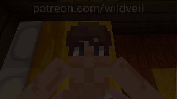 Cute couple sensual fuck on vacation ️ (Minecraft Scene)